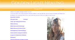 Desktop Screenshot of goldenlighthealing.ch